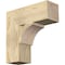 Ekena Millwork Thorton Block Rough Sawn Bracket, Douglas Fir, 6"W x 18"D x 18"H BKT06X18X18THR05RDF - alternate 1